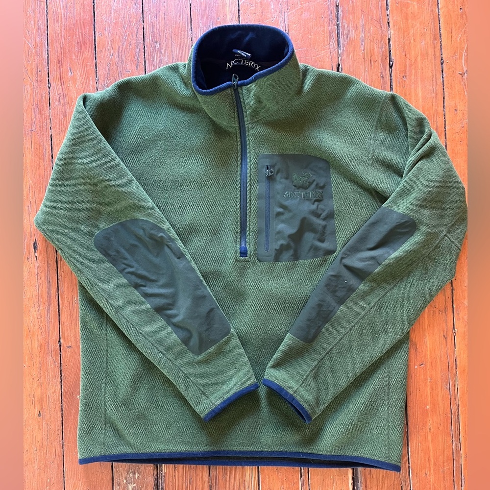 Arc'teryx Apache AR Sweatshirt Mens Size Large 1/2 Zip Polartec Fleece Pullover